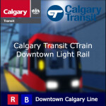 Calgary Transit CTrain Downtown Line