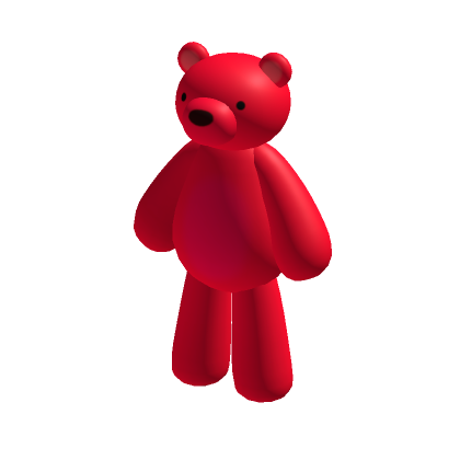 🧸 Giant Red Teddy Bear Suit | Roblox Item - Rolimon's