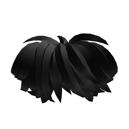 Roblox Item Black Messy Hair