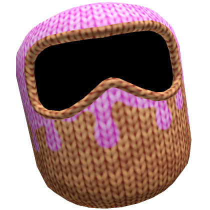 Ruby Chocolate Drip Knitted Ski Mask | Roblox Item - Rolimon's