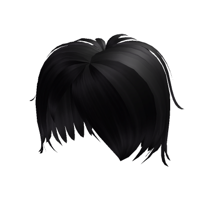 Black Emo Hair Short Version | Roblox Item - Rolimon's