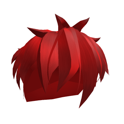 Red Spiky Hair | Roblox Item - Rolimon's
