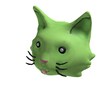 Roblox Item Toxic Green Cat 