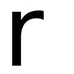 r letter