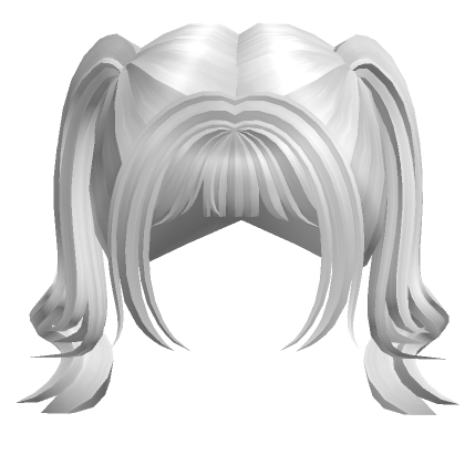 White Curled Pigtails | Roblox Item - Rolimon's