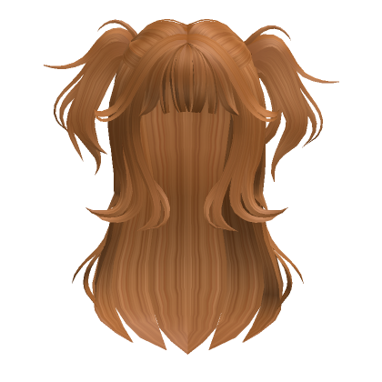 Cute Messy Half up Pigtails(Ginger)'s Code & Price - RblxTrade
