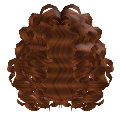 Pelo rizado natural de jengibre - Roblox