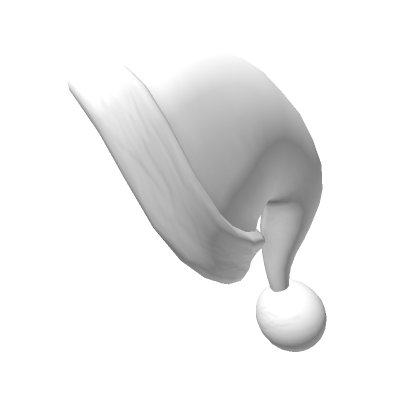 Roblox Item Stylized White Santa Cap