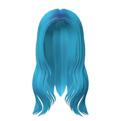 Blue Wavy Summer Doll Hair's Code & Price - RblxTrade