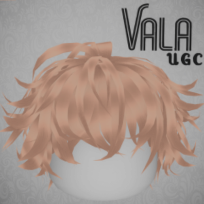 Manga Messy Half Up Hair (Blonde)'s Code & Price - RblxTrade