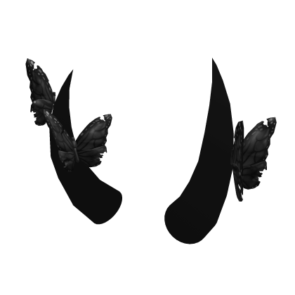 Broken Black Butterfly Horns & Rolimon's Bling