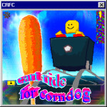 cart ride for corndog [CART RIDE]
