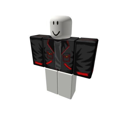 Roblox t shirt jacket black discount