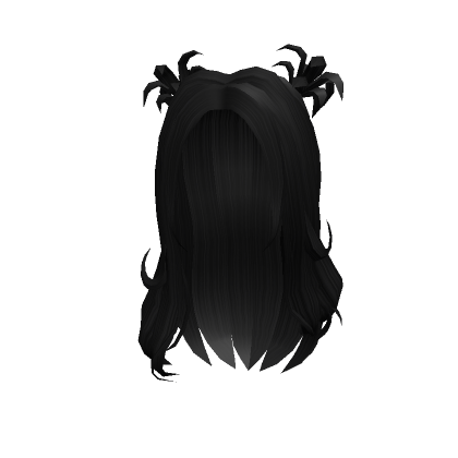 Y2K Popular Cute Layered Baby Pigtails (Black)'s Code & Price - RblxTrade