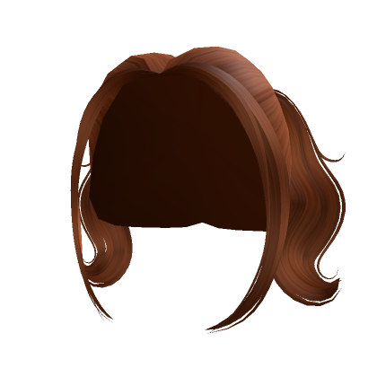 Roblox Item Ginger Anime Girl Short Low Pigtails