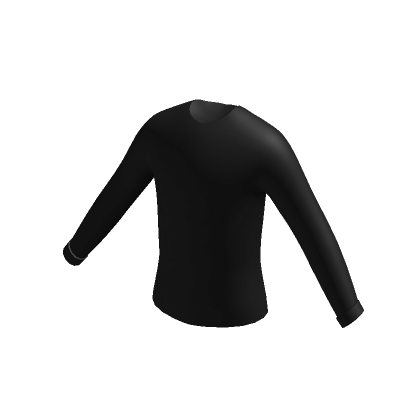 Black Long-Sleeved Shirt | Roblox Item - Rolimon's