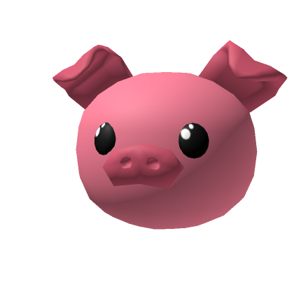 Pink Pig Baby Pet Head Animal | Roblox Item - Rolimon's