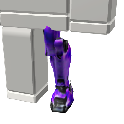 Purple Robot Mech - Left Leg