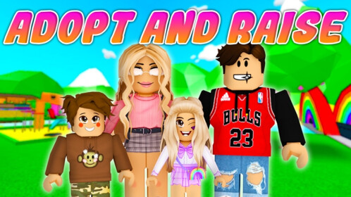 Roblox- VIREI MÃE DA MINHA MÃE (Adopt and Raise) 