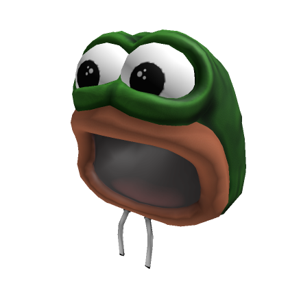 Golden Frog Meme Head - Roblox