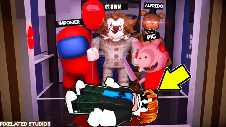 Scary Elevator! 😱Survive the Killer!