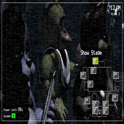 fnaf 1 stage camera