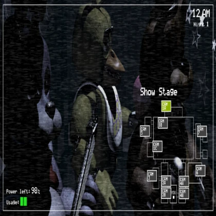 fnaf 1 stage camera