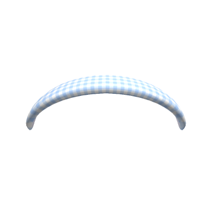 Roblox Item Simple Blue Plaid Headband