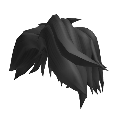 Black Hair (Long) - Roblox