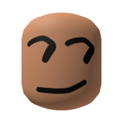 Roblox Item Interested Face (Tan)