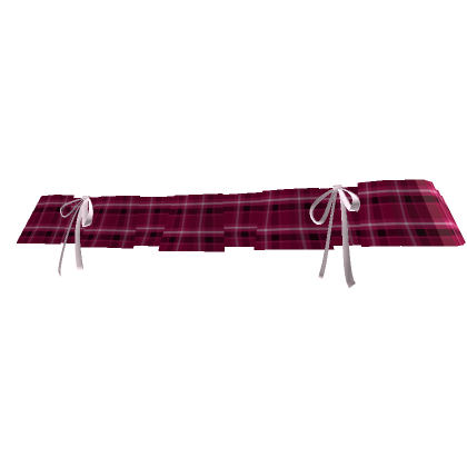 1.0 Girl Skirt Hot Pink Plaid Ribbon s Code Price RblxTrade