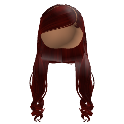 Roblox Item Side Part w/ Curls In Red