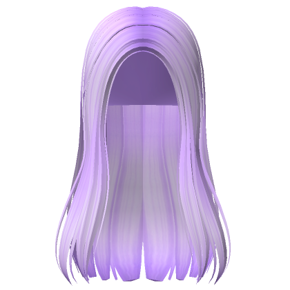 Roblox Item Long Aesthetic Popular Hair (Lavender)