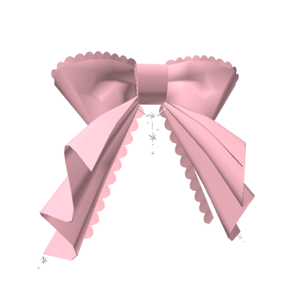 Pink Lace Back Ribbon  Roblox Item - Rolimon's