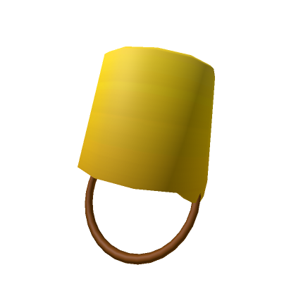 Roblox Item Golden Bucket Helmet