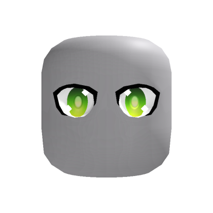 Mouthless Lime Eyed Anime - Roblox