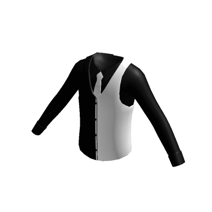Roblox Item 🍬 Half Black White Vest Shirt 🍬