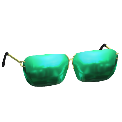 Roblox Item green vintage sunglasses