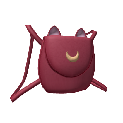Roblox Item Mooncat Backpack Red 1.0