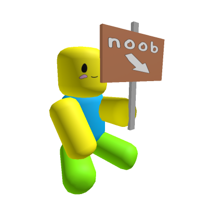 Friendly Noob Sign  Roblox Item - Rolimon's