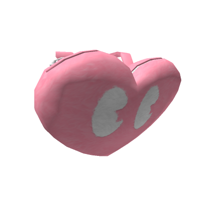 Roblox Item 1.0 PINK Y2K HEART ONE-STRAP BACKPACK