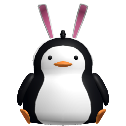Roblox Item Bunny Ears Penguin Pet Hat