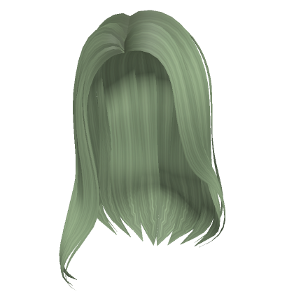 Popular Girl Sage Green Hair | Roblox Item - Rolimon's