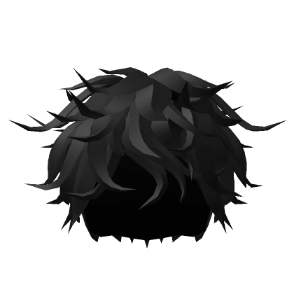 Messy Boy Hair in Black  Roblox Item - Rolimon's