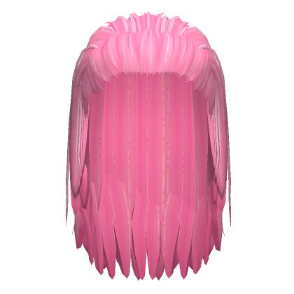 Roblox Item y2k Pink Pulled Back Hair