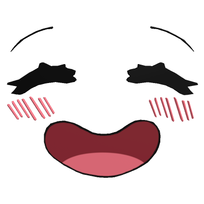 Kawaii Silly Blush Face  Roblox Item - Rolimon's