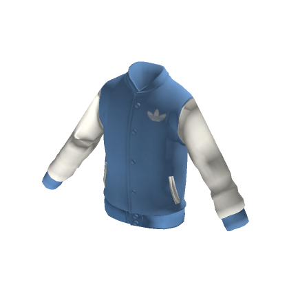 adidas Baby Blue Varsity Jacket | Roblox Item - Rolimon's