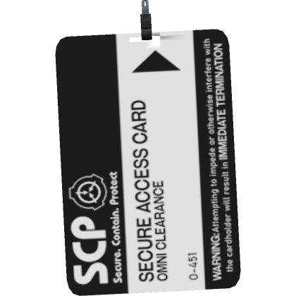 SCP Level 1 Keycard  Roblox Item - Rolimon's