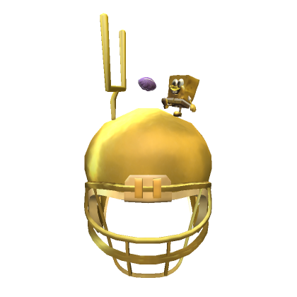 Golden football helmet of participation outlet
