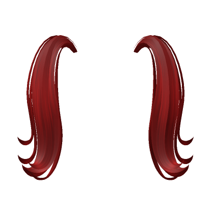 Fluffy Pigtail Extensions in Red's Code & Price - RblxTrade